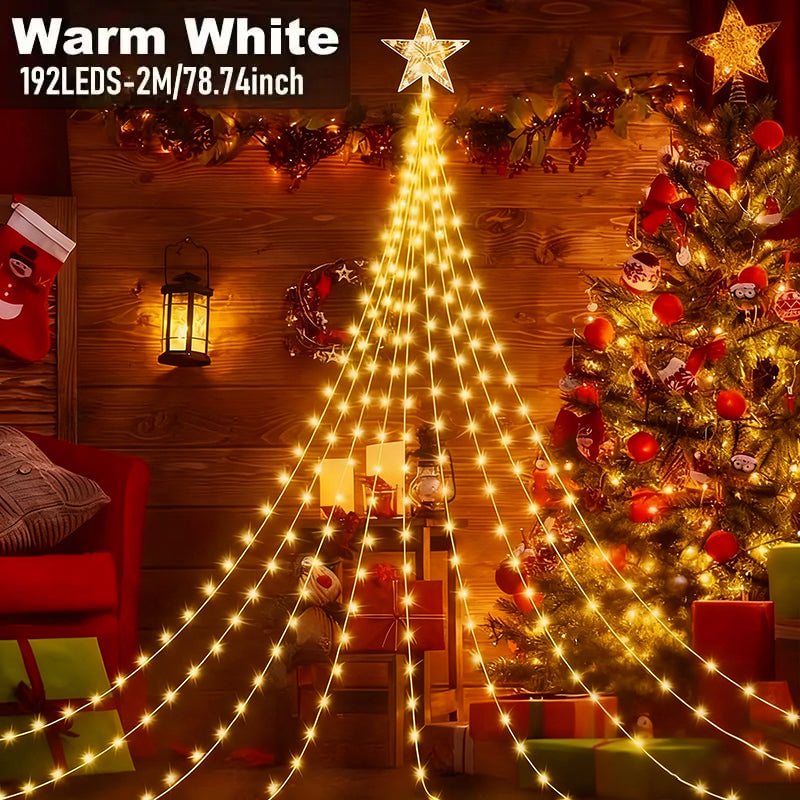 🎁Wczesna wyprzedaż świąteczna 50% TANIEJ🎄Lampki choinkowe Starlight Cascade