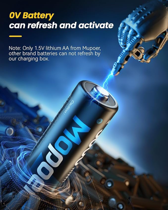 🔋 Intelligens akkumulátortöltő és -tároló doboz 💡Túltöltés elleni védelem