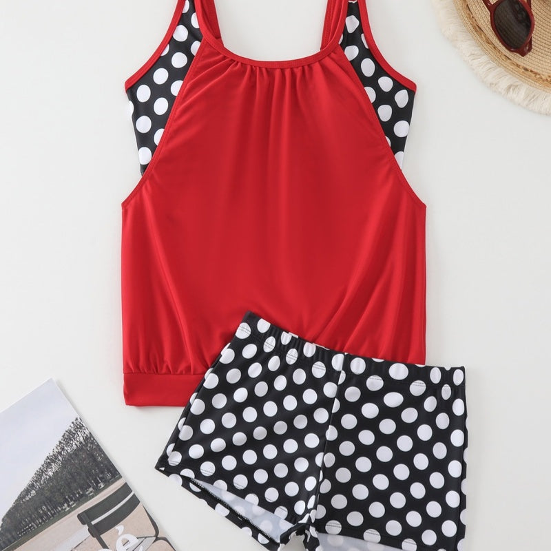 🥳SUMMER HOT SALE🥳💞50K+ SOLD!💥50% OFF! 🔥Women’s Polka Dot Two-Piece Swimsuit🌊✨