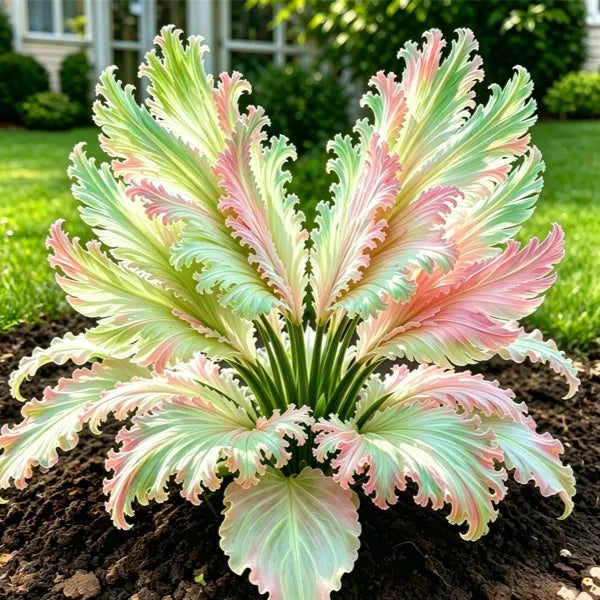 🌱Ritka hattyútollú hosta hagymák -🦢 Kecses lombozat, amely hattyúszárnyakként bontakozik ki