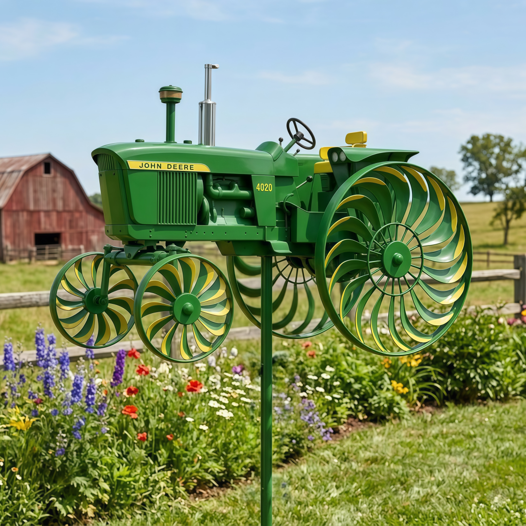 John Deere kerti szélmalom