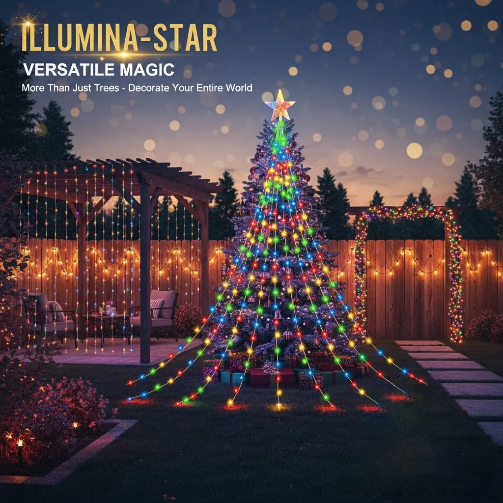 🎁Wczesna wyprzedaż świąteczna 50% TANIEJ🎄Lampki choinkowe Starlight Cascade