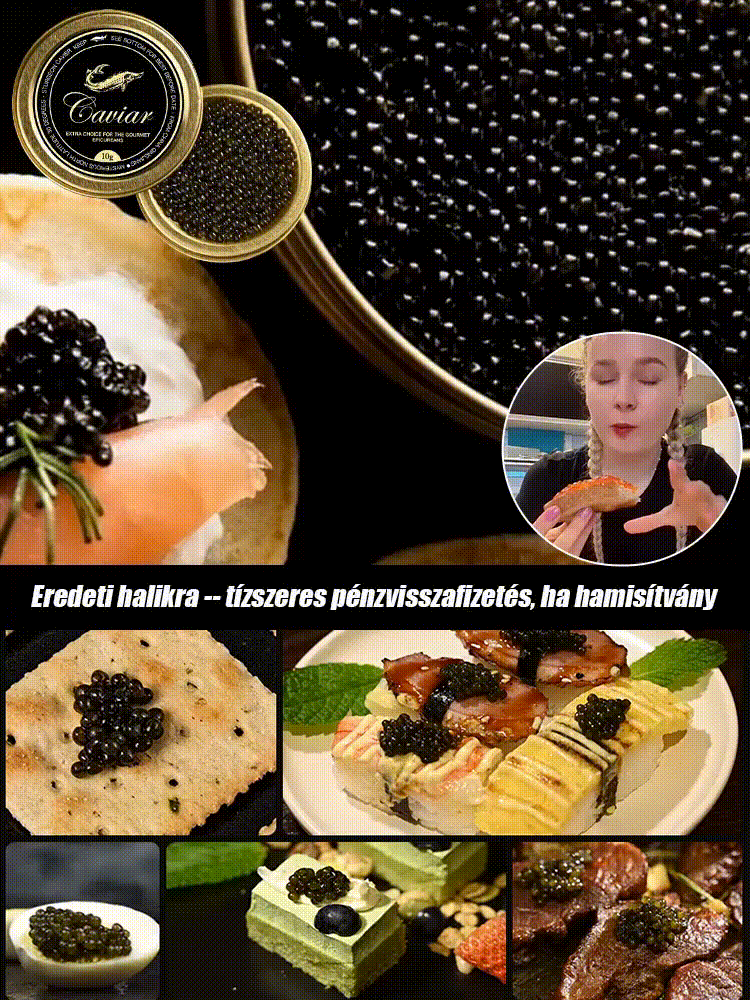 Oroszországban importált tokhal kaviár