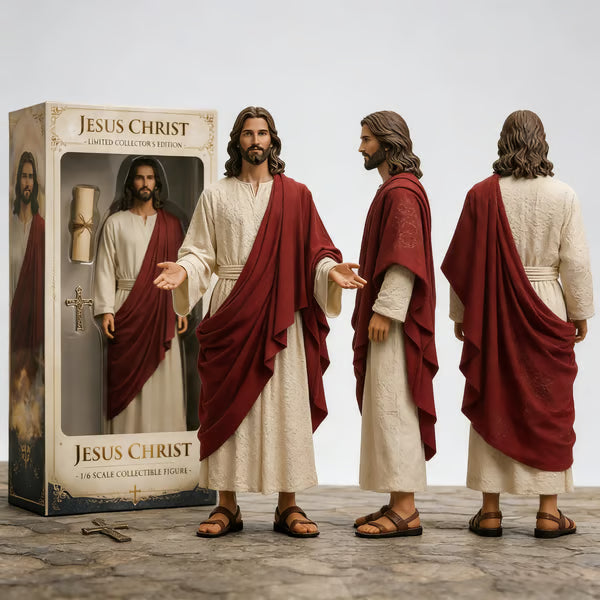 (🎁Utolsó nap 50% kedvezmény)🙏✝️Jézus Krisztus limitált gyűjtői kiadású figura 1/6 méretarányban