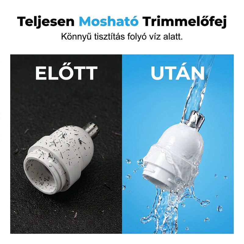 👃🪒 Újratölthető orrszőr vágó ✨