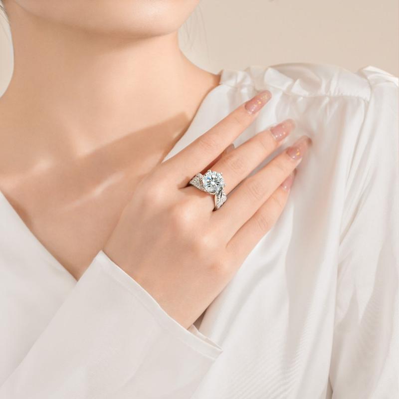 💖(OSTATNI DZIEŃ WYPRZEDAŻY - 80% ZNIŻKI) Pierścionek z diamentem Magnetology Moissanite DIYSTARTM 💍