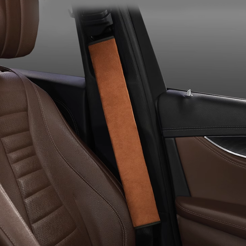 Nakładka na pas bezpieczeństwa SilkLeather – ochrona szyi i możliwość umieszczenia logo