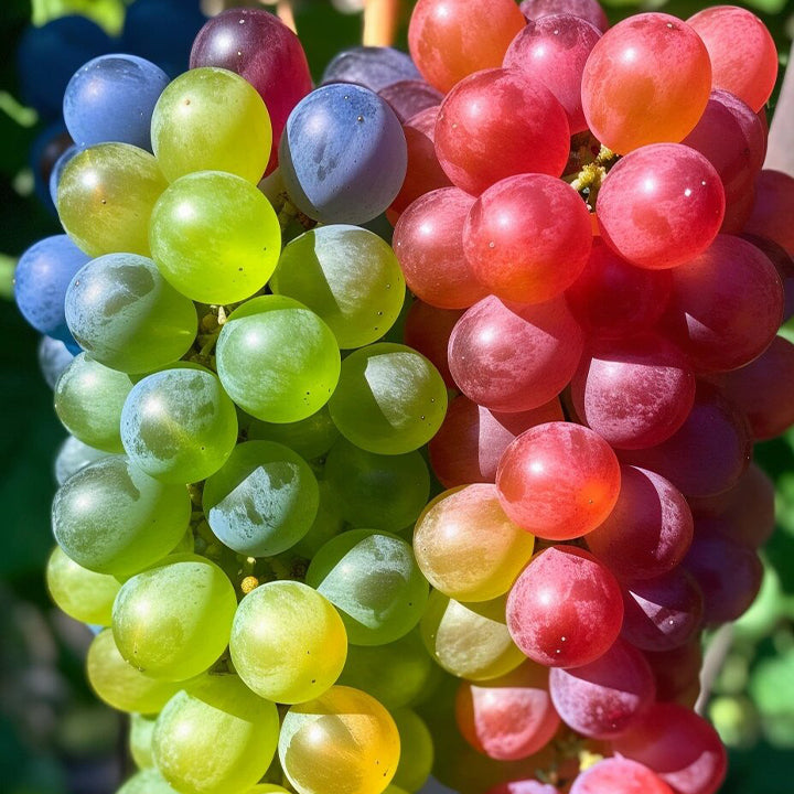 Egy új, ritka, szivárványszínű hibrid bio szőlőfajta