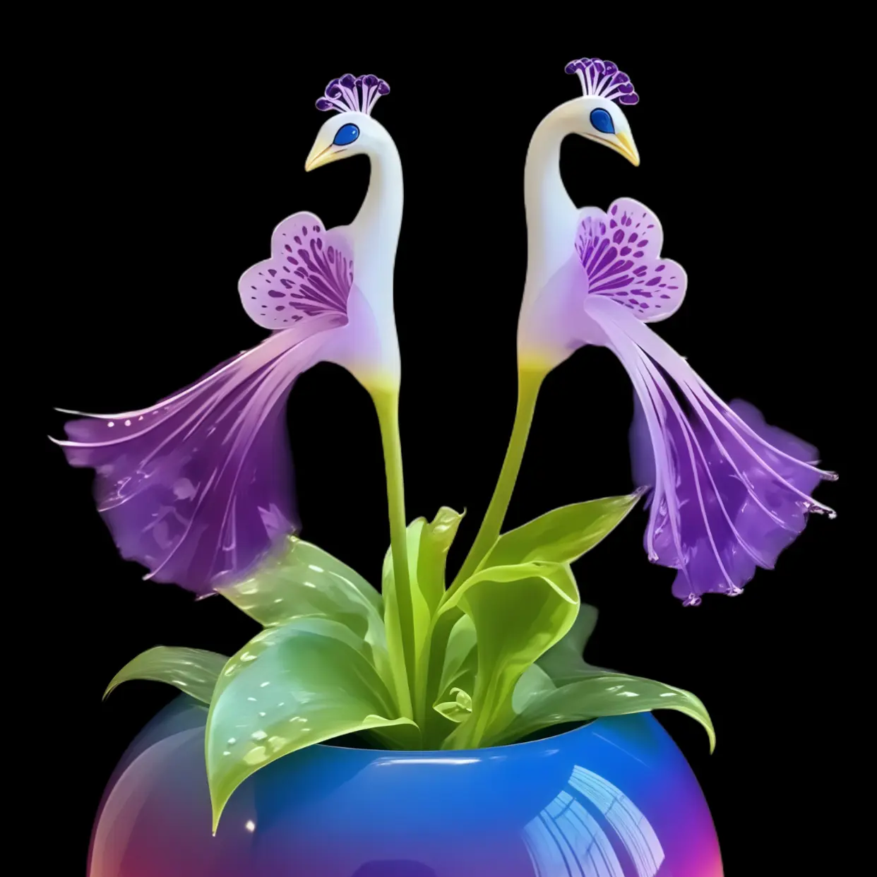 🦚 Páva orchidea