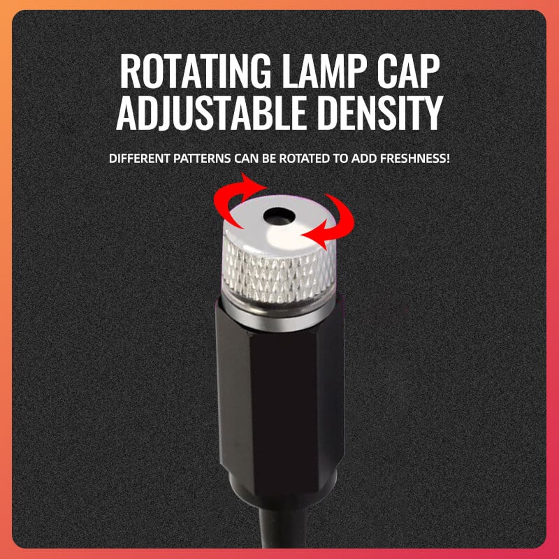 Samochodowy projektor gwiazd USB