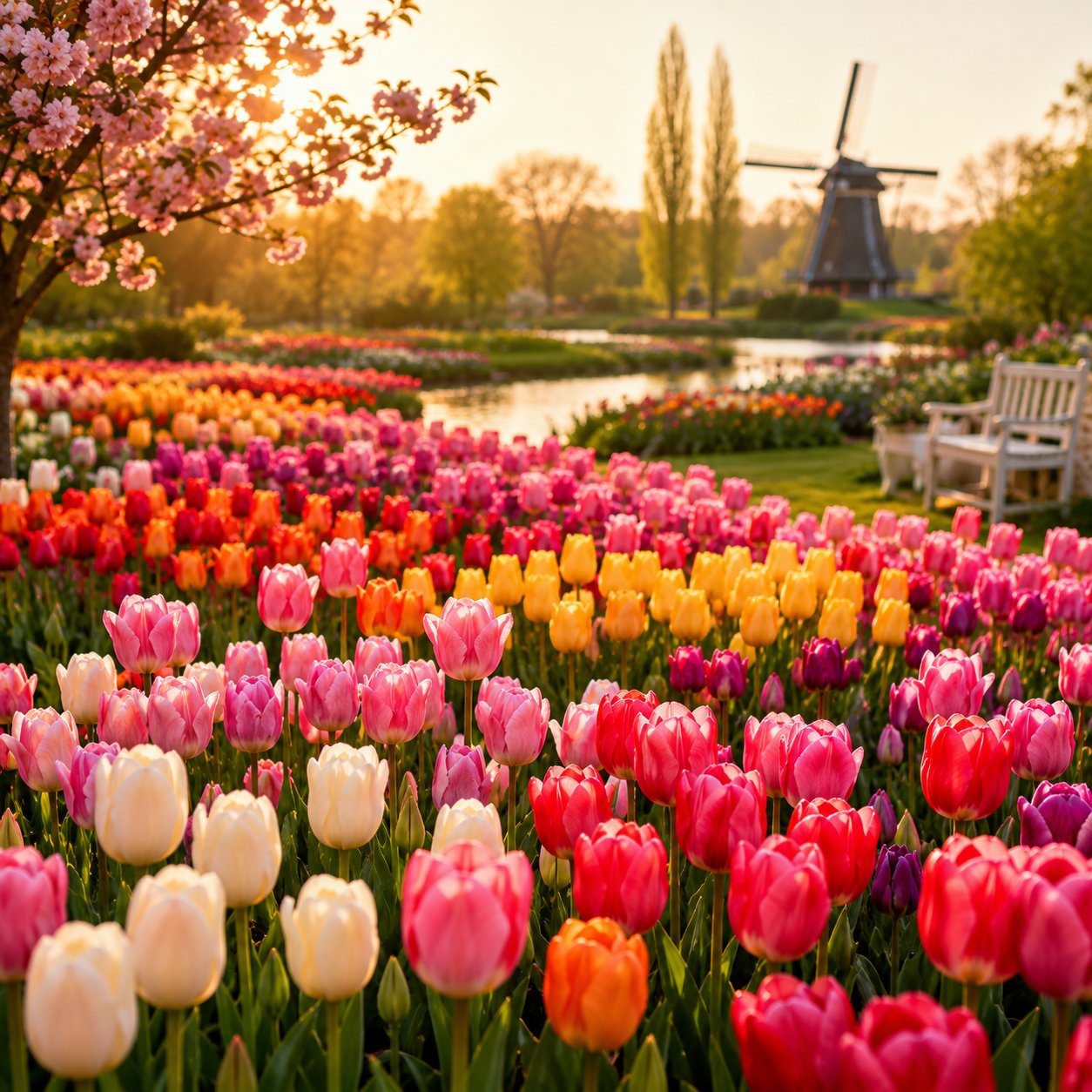 🌷Ritka tulipánmagok – Színes tavaszi virágok cserepekbe, szegélyekbe és kertekbe