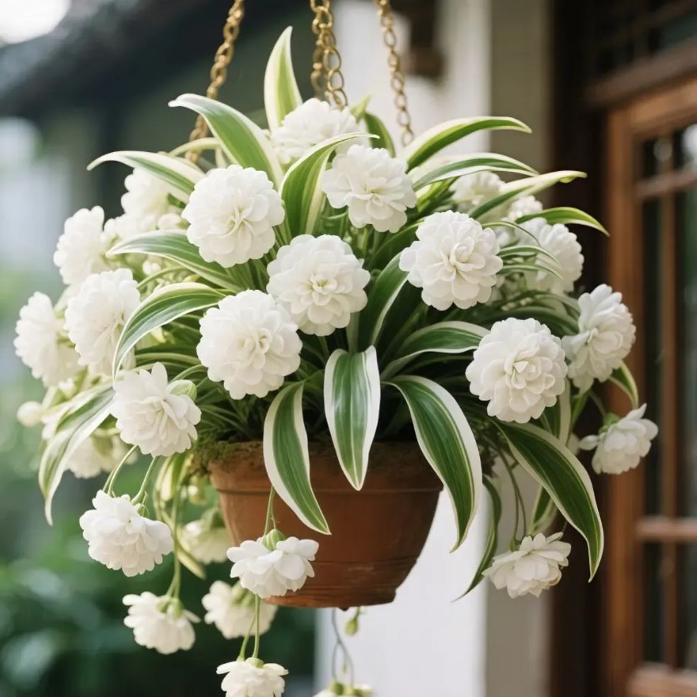 🌼 Pachnące złote cebulki olbrzymich roślin pająkowatych