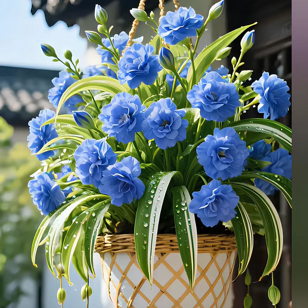 🌼 Pachnące złote cebulki olbrzymich roślin pająkowatych