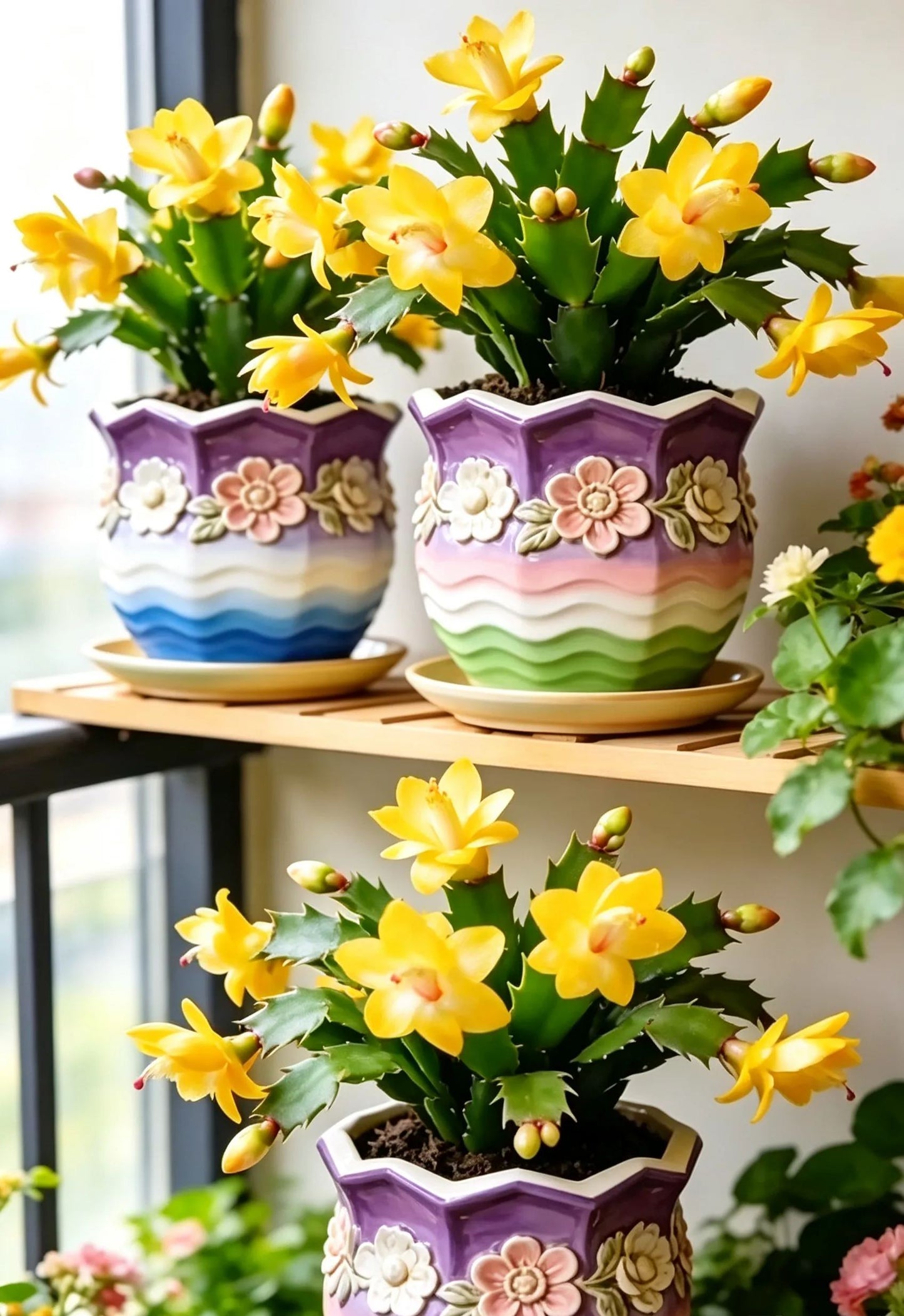 🦀Keverős színű Schlumbergera hagymák – Könnyen kezelhető virágok minden árnyalatban, még télen is ❄️🌈