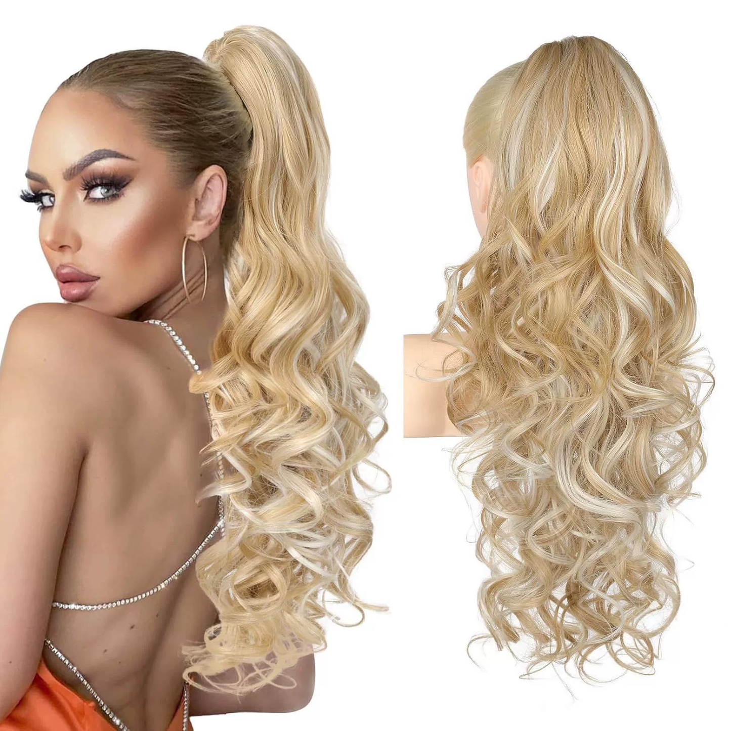 🔥 Időben korlátozott promóció 50% KEDVEZMÉNY 👩💕 Csíptethető hullámos lófarok hosszabbítás 🙋‍♀️