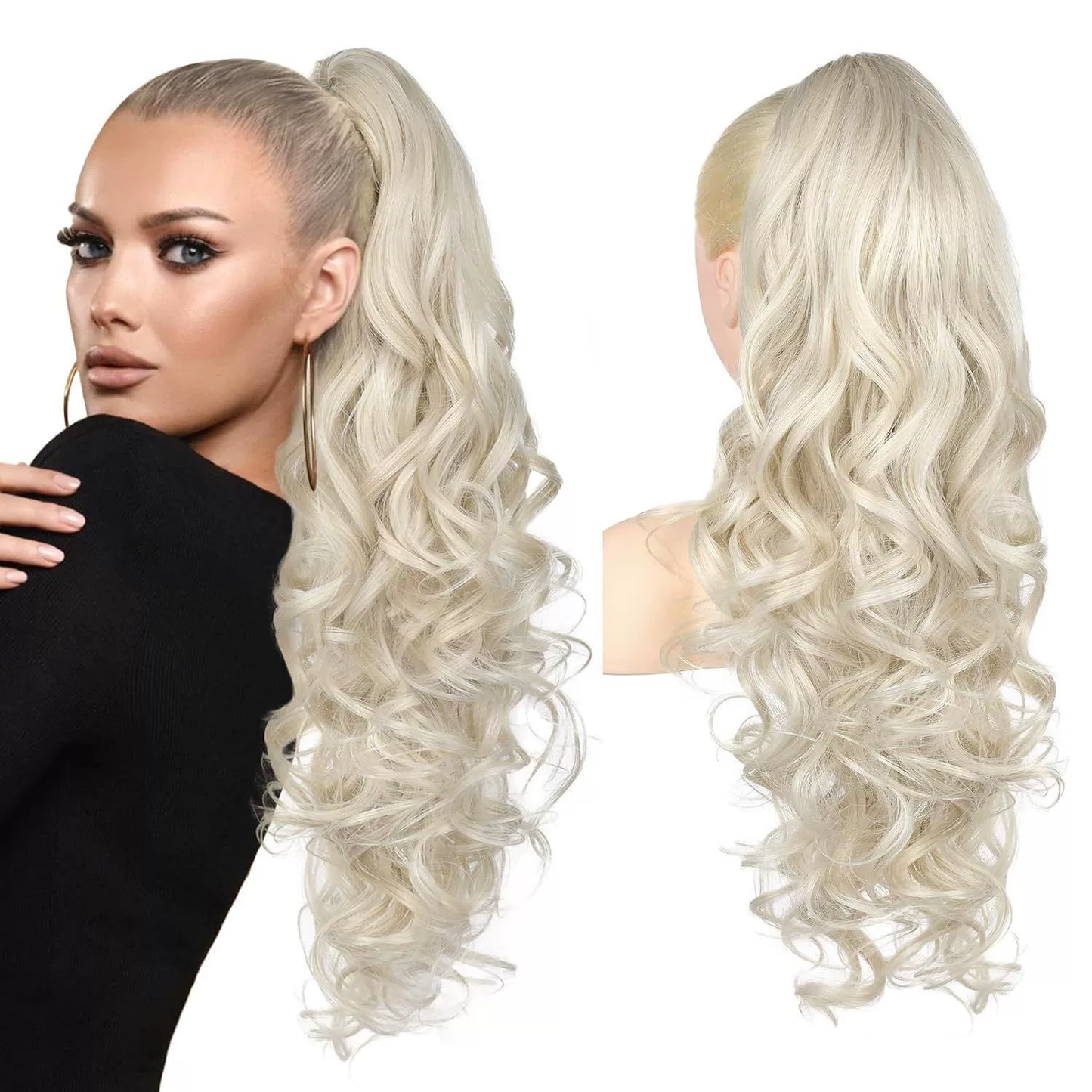🔥 Időben korlátozott promóció 50% KEDVEZMÉNY 👩💕 Csíptethető hullámos lófarok hosszabbítás 🙋‍♀️