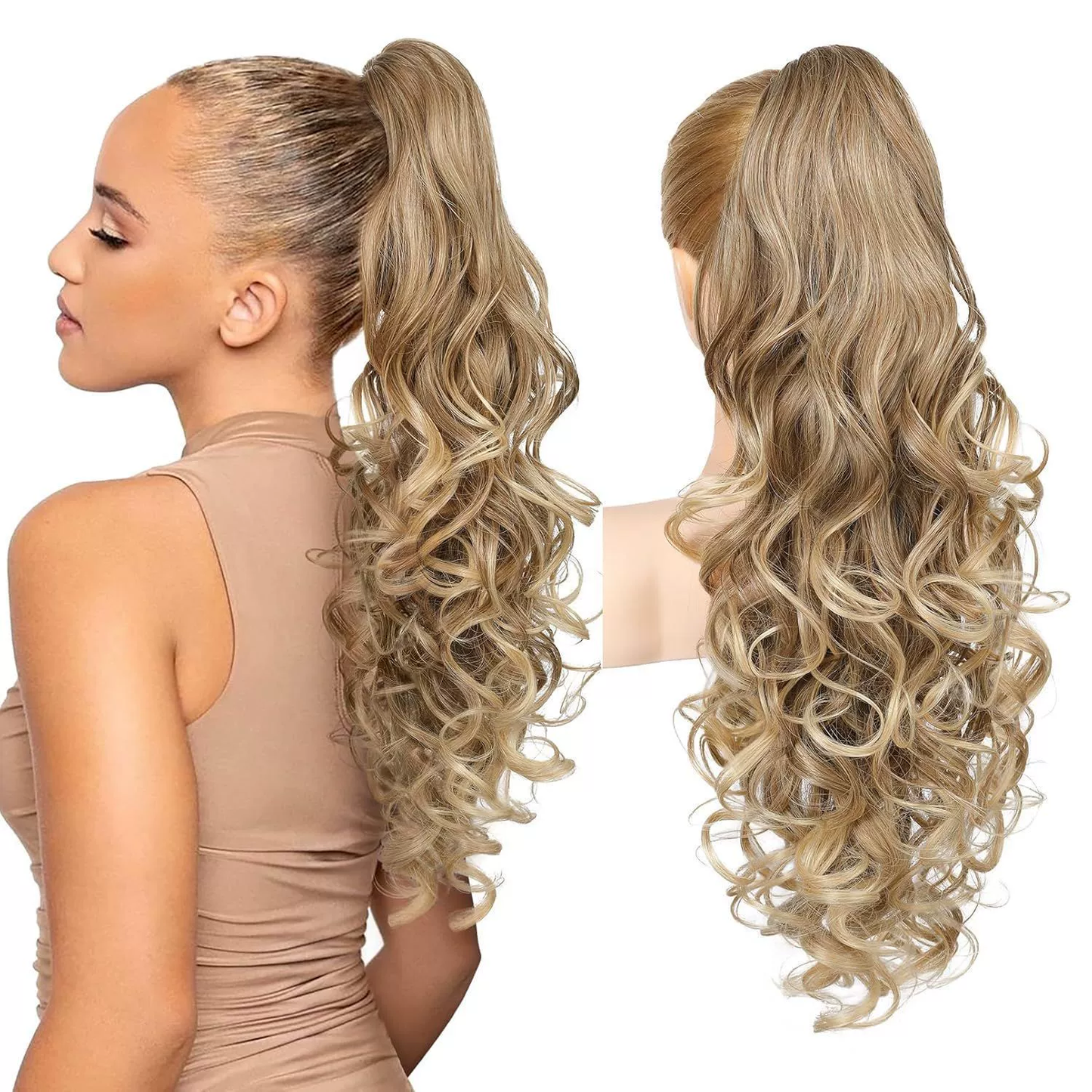 🔥 Időben korlátozott promóció 50% KEDVEZMÉNY 👩💕 Csíptethető hullámos lófarok hosszabbítás 🙋‍♀️