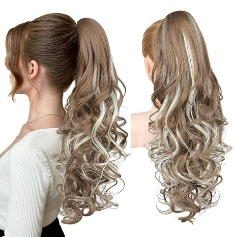 🔥 Időben korlátozott promóció 50% KEDVEZMÉNY 👩💕 Csíptethető hullámos lófarok hosszabbítás 🙋‍♀️