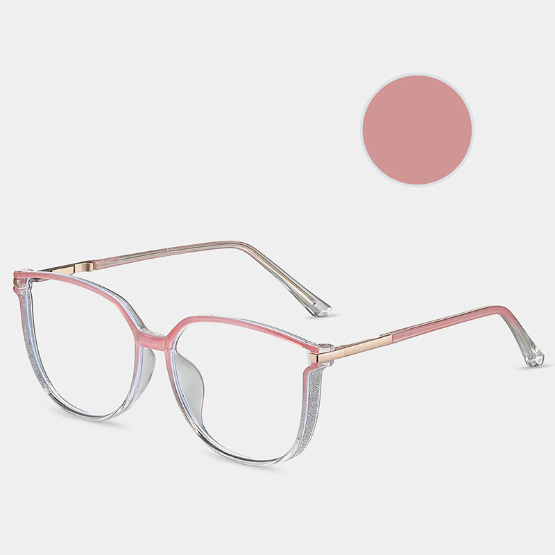 ✨Modne damskie okulary HD z dużą ramką chroniące przed niebieskim światłem-TAB