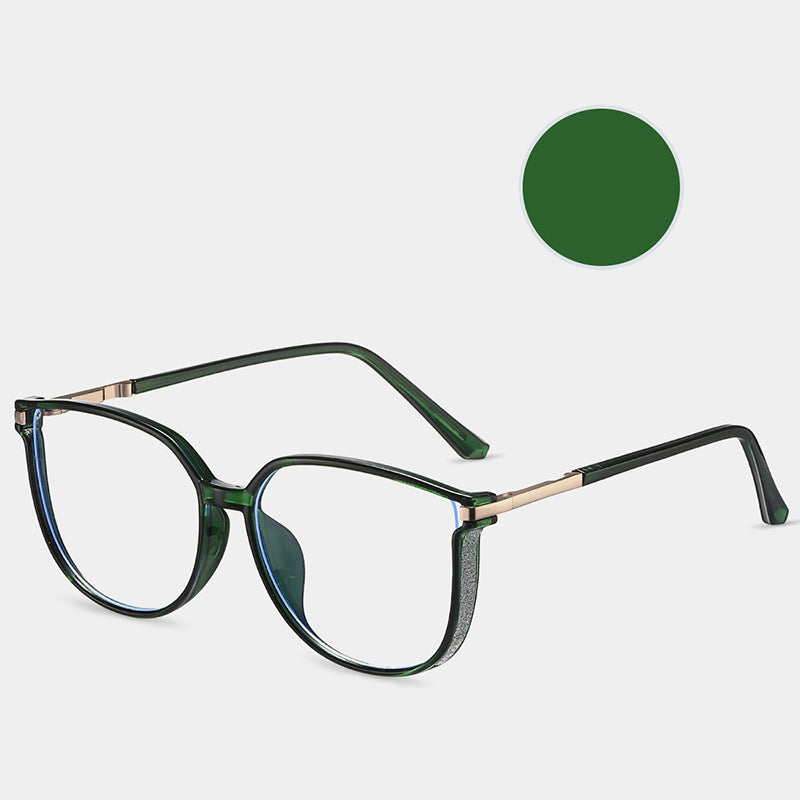 ✨Modne damskie okulary HD z dużą ramką chroniące przed niebieskim światłem