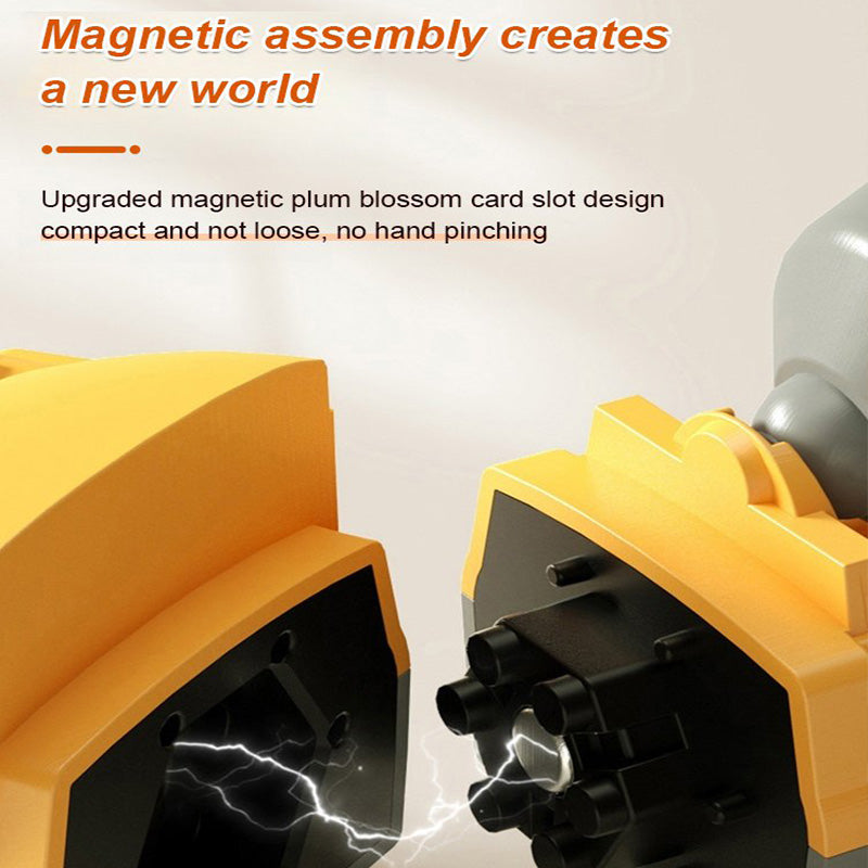 2025 Nowy magnetyczny transformator Pojazd inżynieryjny Zabawki logiczne