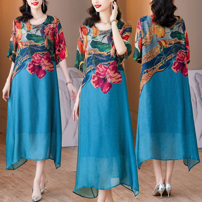 👗Elegáns virágmintás ruhák molett méretű nőknek