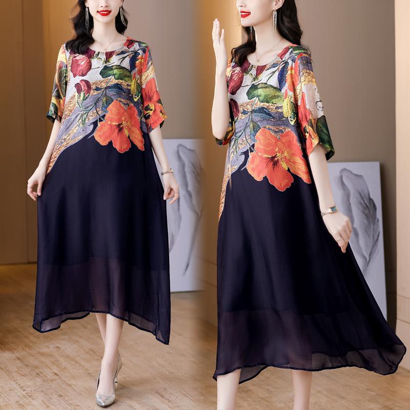 👗Elegáns virágmintás ruhák molett méretű nőknek