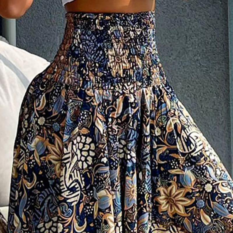 🔥2024 Nowości🌸Damska spódnica z wysokim stanem i nadrukiem