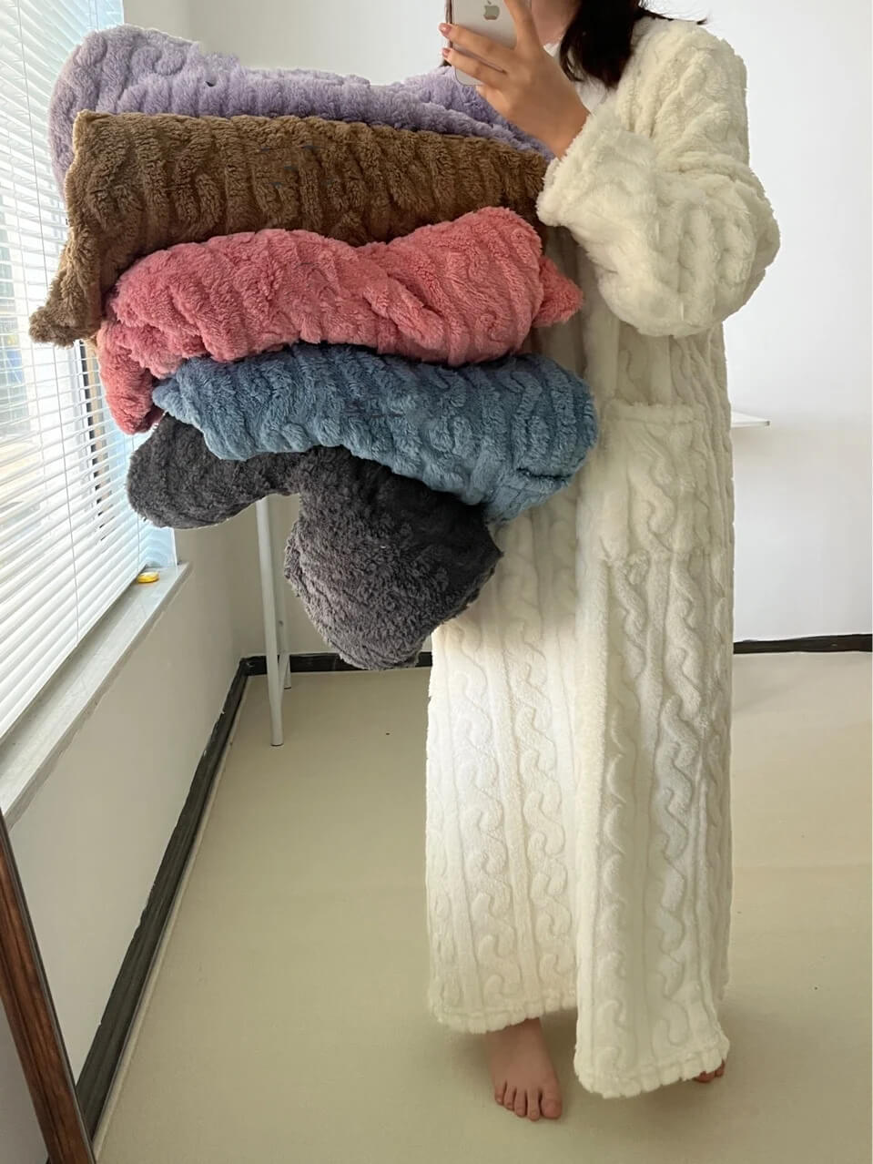 ❄️⏰Bielizna zimowa Coral Fleece