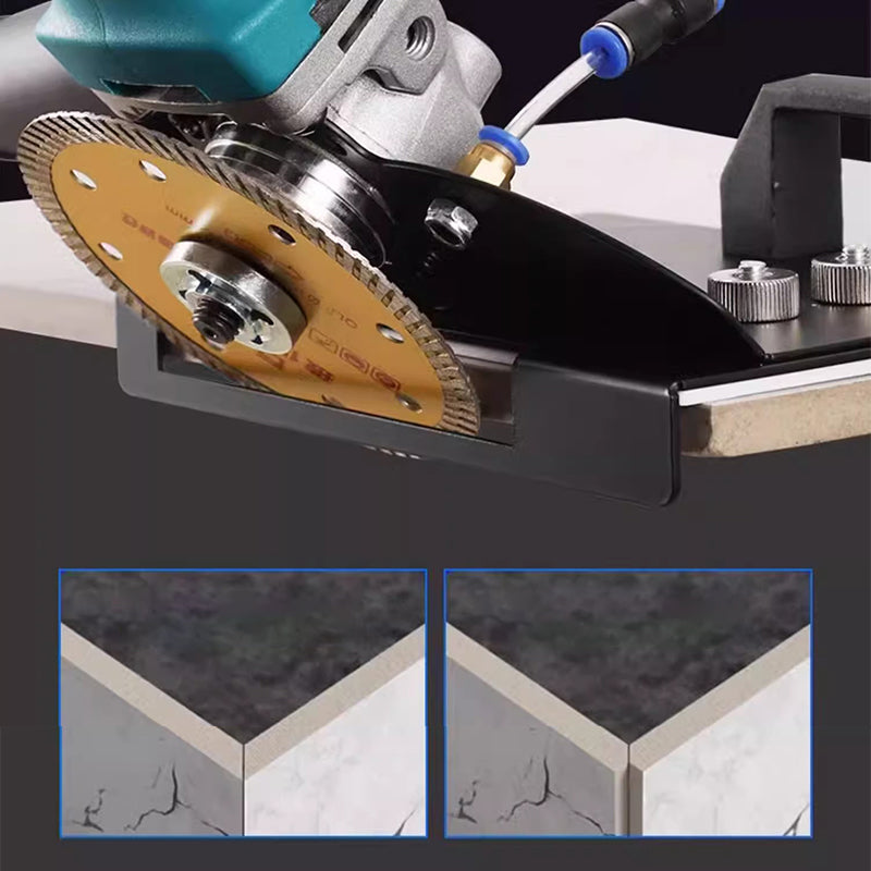 Stojak do szlifierki kątowej do cięcia płytek z fazką 45°