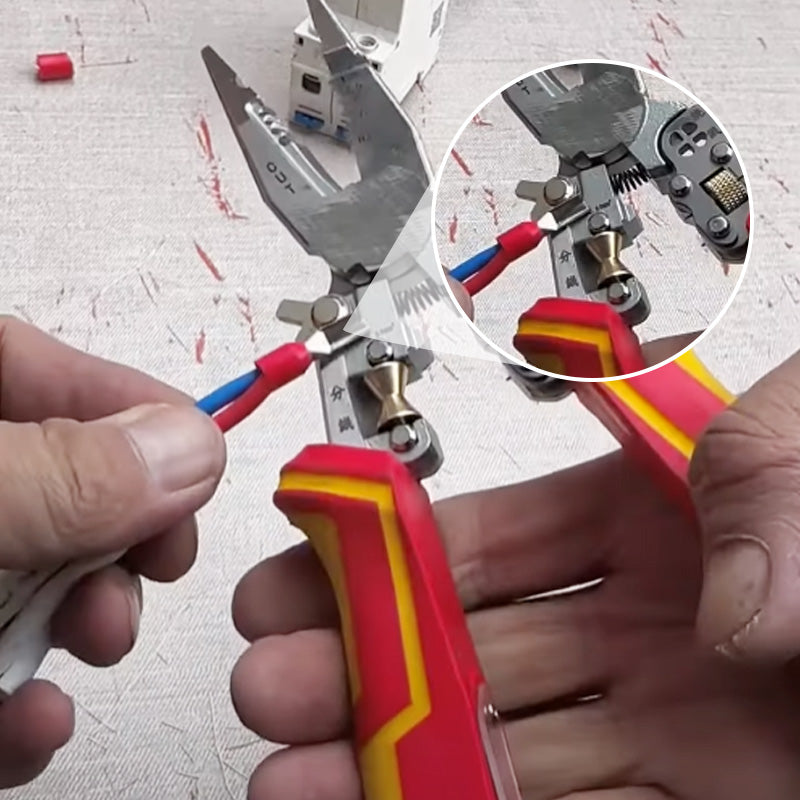 🧰8 w 1 wielofunkcyjny ściągacz do przewodów z pomiarem elektrycznym