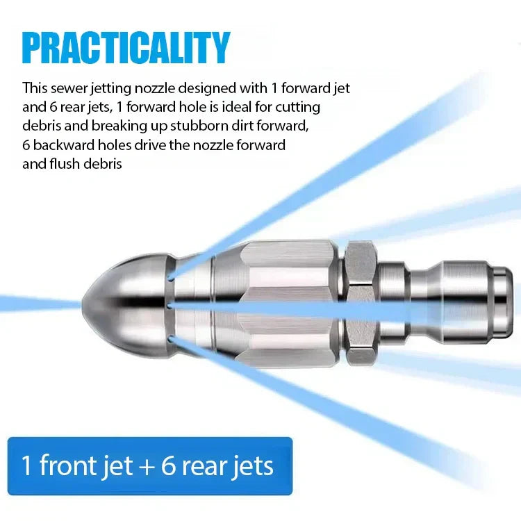 💝Mocna dysza do czyszczenia i udrażniania rur💥