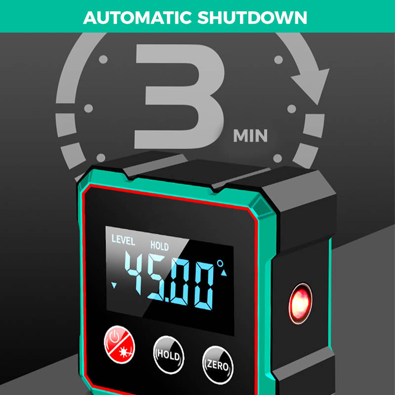 Magnetyczny cyfrowy kątomierz z elektronicznym laserem