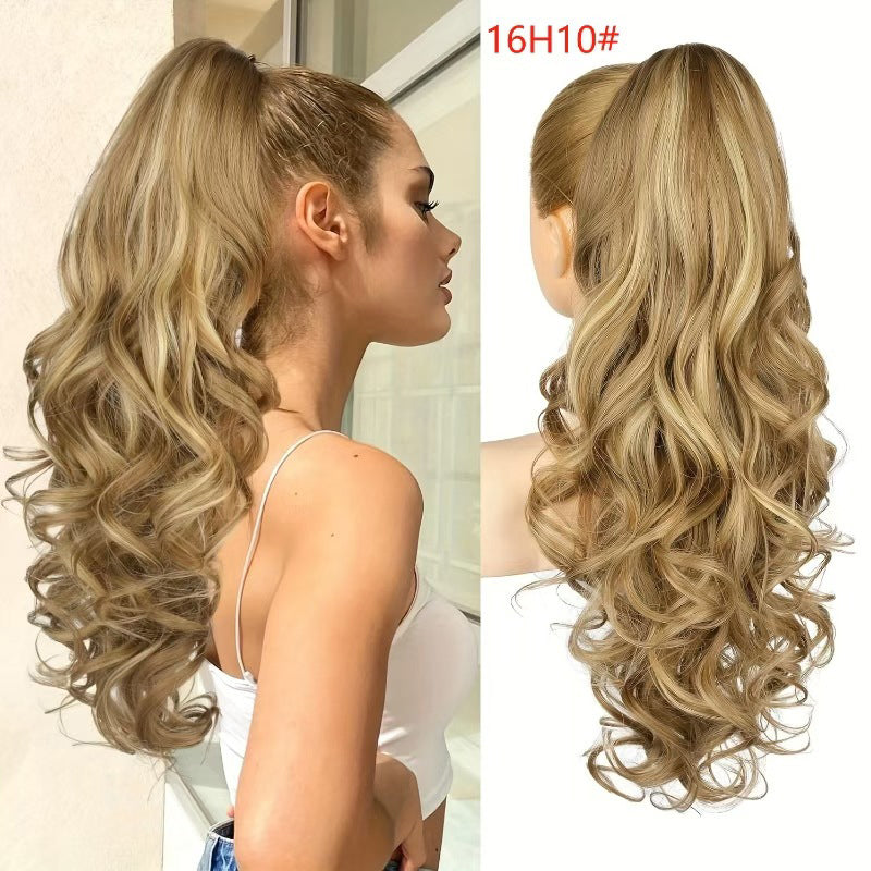 🔥 Időben korlátozott promóció 50% KEDVEZMÉNY 👩💕 Csíptethető hullámos lófarok hosszabbítás 🙋‍♀️