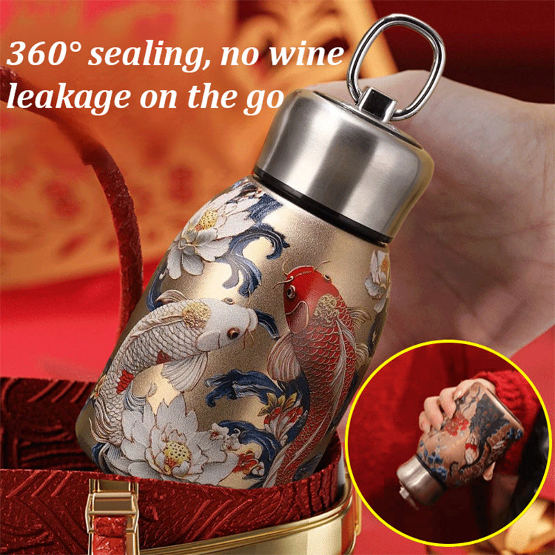 Stylowa i przenośna butelka na wodę z izolacją