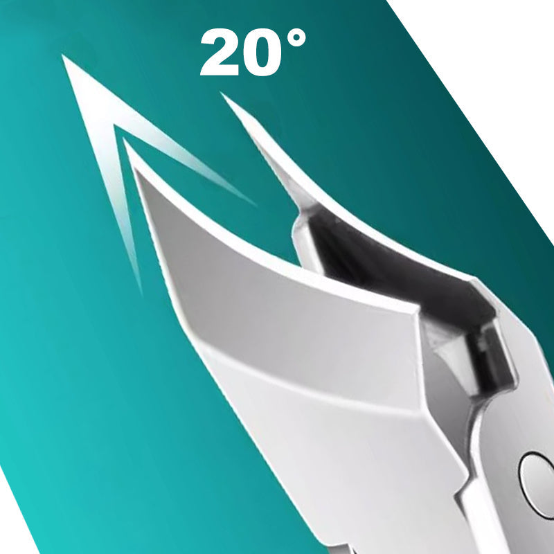 2025 Połowa ceny 🔥 Odporne na zachlapanie 25° obcinacze do paznokci ze ściętymi końcami, zestaw 3 sztuk