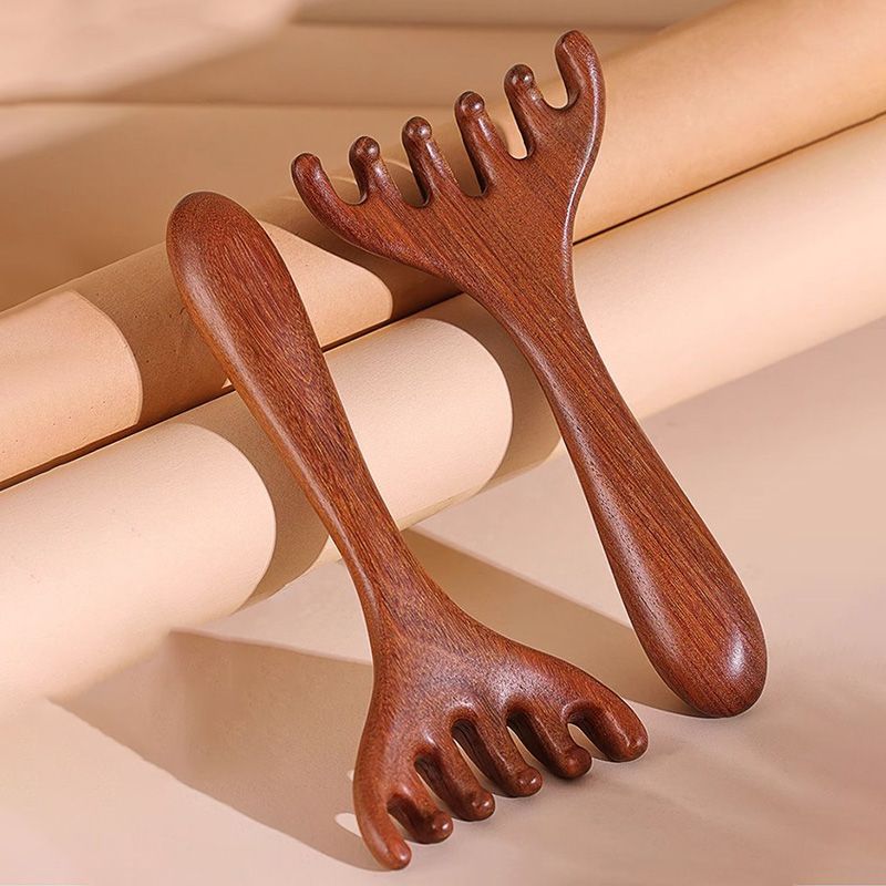 Grzebień do masażu Meridian z sześcioma pazurami