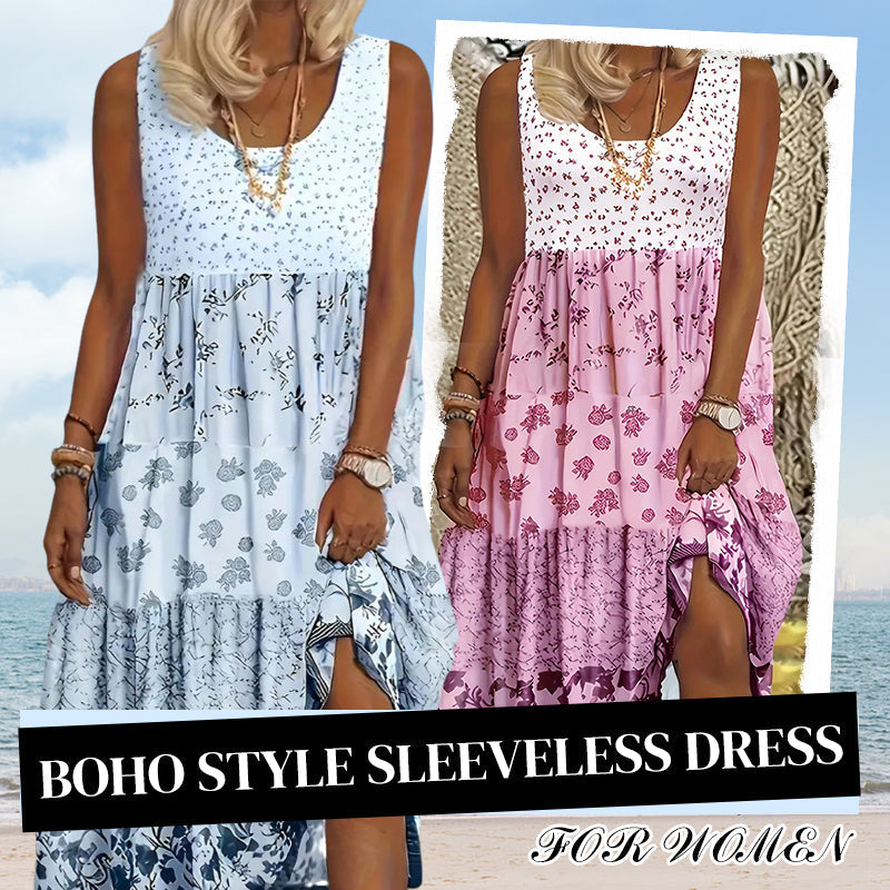 ✨👗 Sukienka bez rękawów w stylu boho dla kobiet