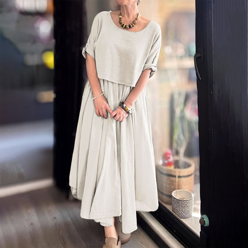 【S-5XL】👗Komplet spódnicy w jednolitym kolorze