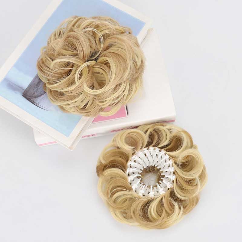 💁‍♀️ Obfity kok z syntetycznych włosów z regulowaną klamrą