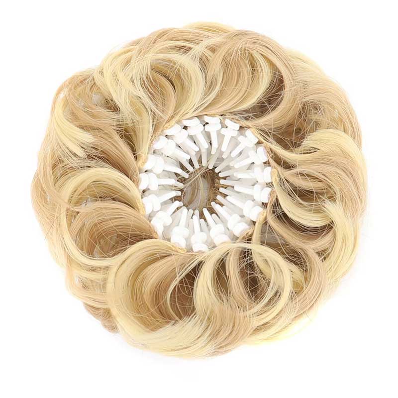 💁‍♀️ Obfity kok z syntetycznych włosów z regulowaną klamrą