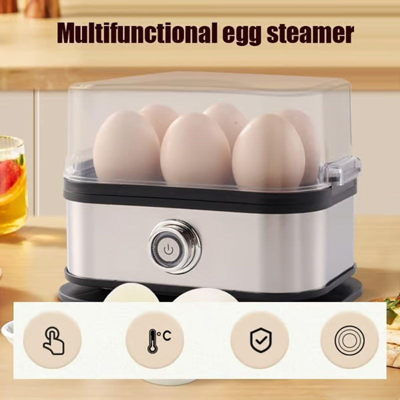 👩‍🍳 Multifunkciós tojáspároló átlátszó fedéllel