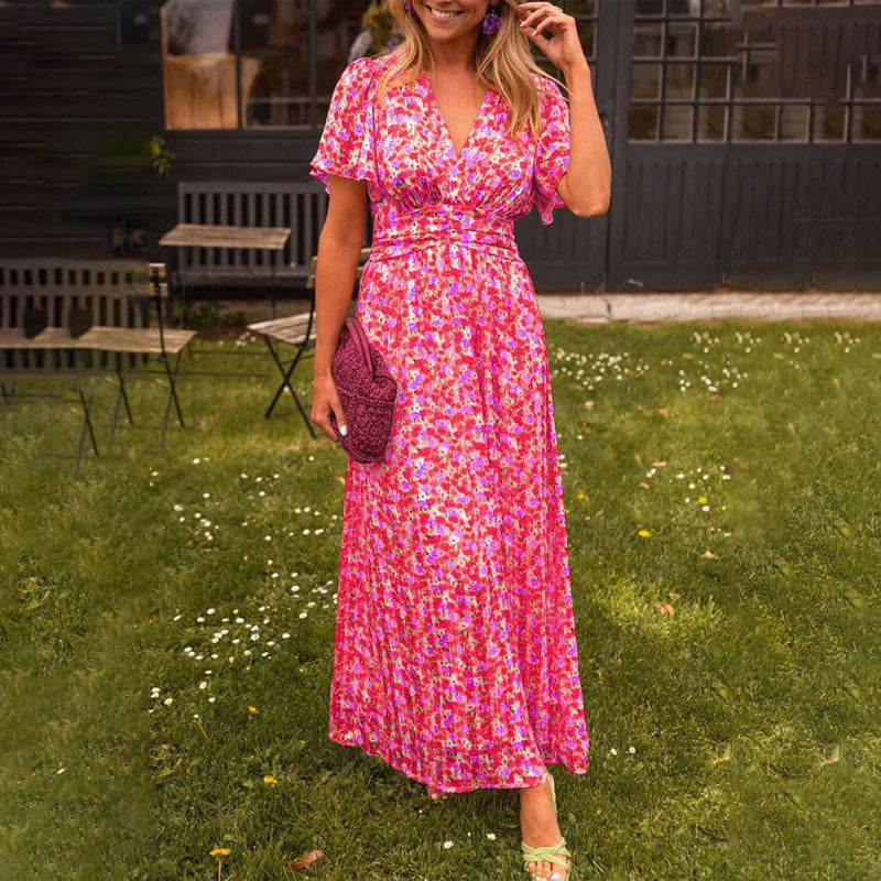 🎉【S-3XL】💃 Słodkie sukienki vintage w kwiaty dla kobiet🌹