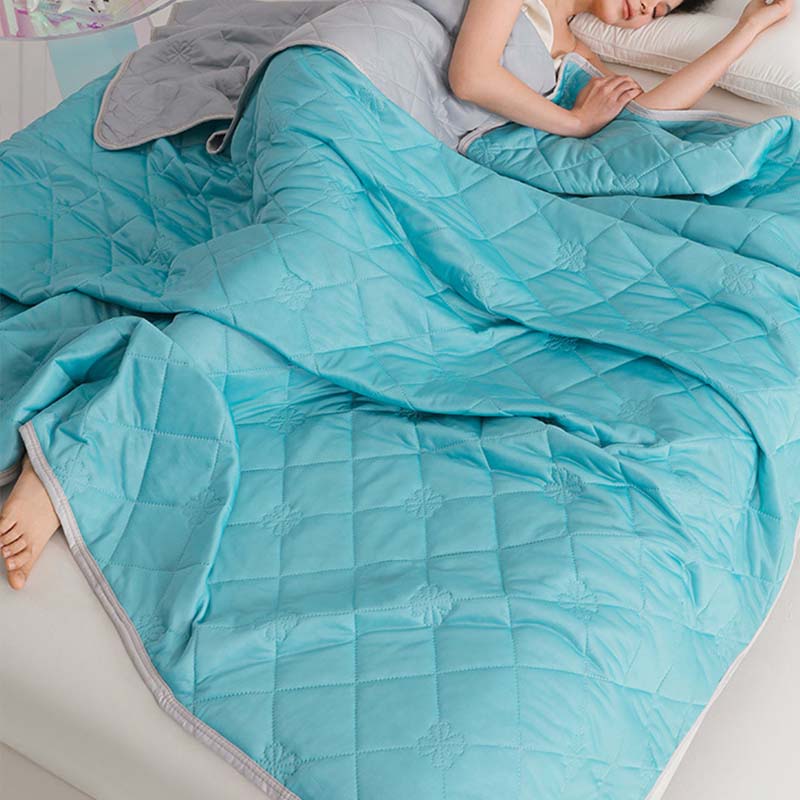 ❄️Breathable Nyomtatott mosható nyári hűsítő paplan💤