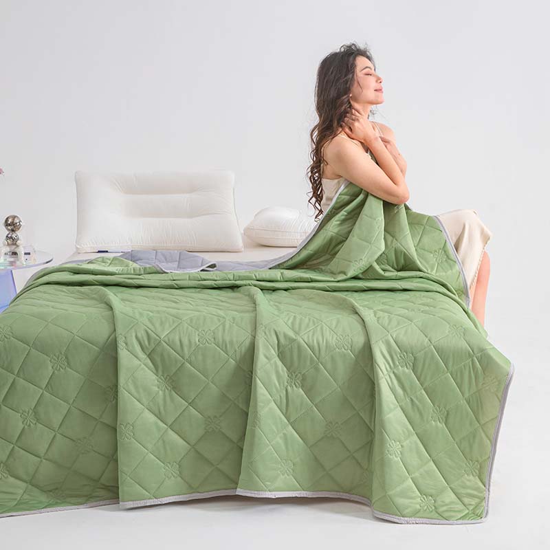 ❄️Breathable Nyomtatott mosható nyári hűsítő paplan💤