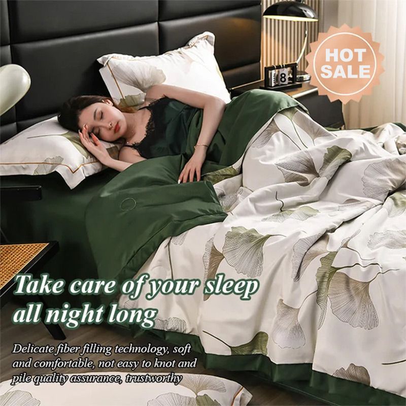 🎈✨Zmywalna, lodowata, oddychająca kołdra letnia w 4-częściowym zestawie