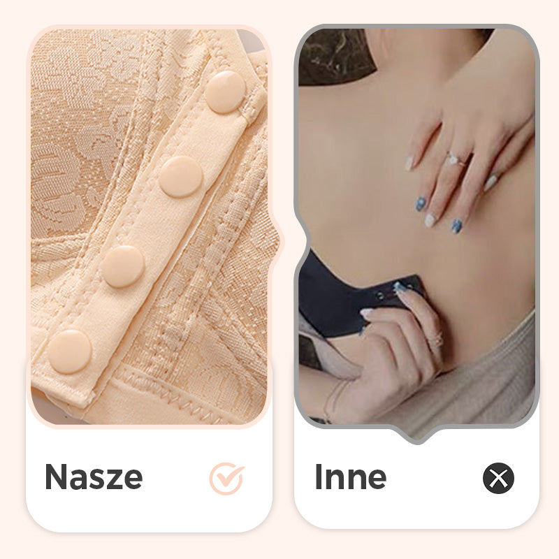 🥰Rendkívül kényelmes női alsónemű elülső gombos záródással【🔥1 + 1 ingyenes🔥】