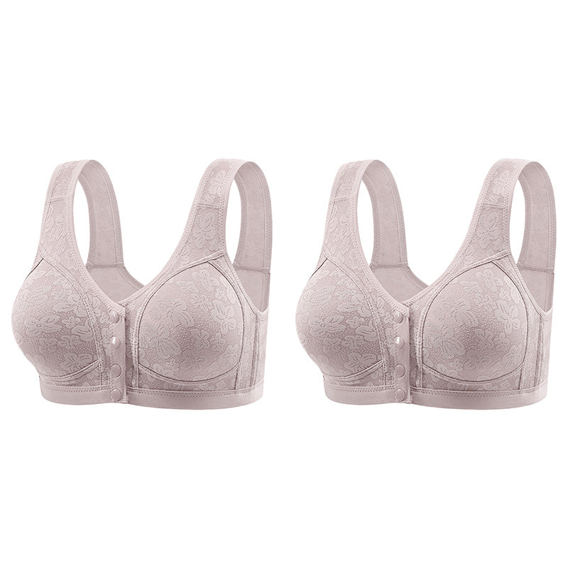 🥰Rendkívül kényelmes női alsónemű elülső gombos záródással【🔥1 + 1 ingyenes🔥】