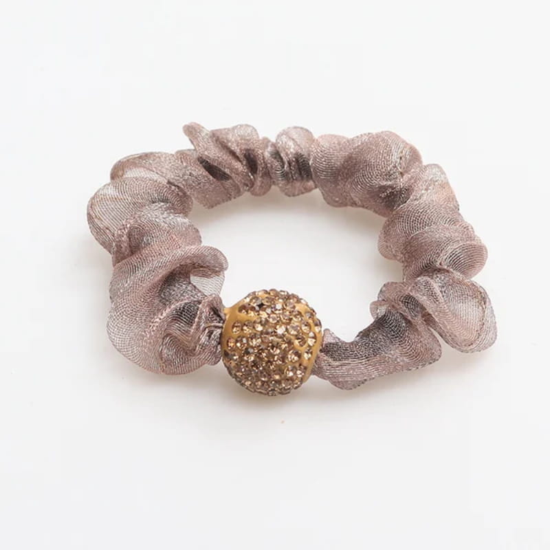 🔥✨Kup 1, a 2 dostaniesz gratis💕Eleganckie gumki do włosów z kryształkami