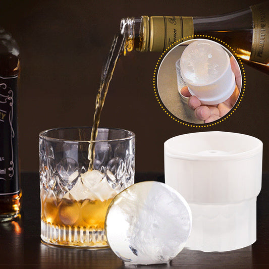 🧊❄️ Prémium szilikon jéggolyó készítő – Tökéletes jéggömbök italokhoz, könnyű kiemeléssel 🍹